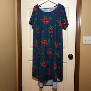 LuLaRoe Carly 2x EUC leggings material